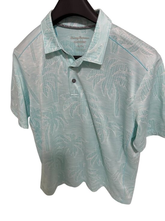 Tommy Bahama Islandzone Shirt Mens Size XL/TTG Palm Trees Short Sleeve - Picture 2 of 6